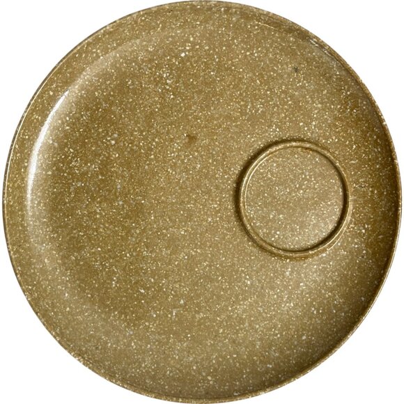 Vintage Kenro Melamine Speckled Plate Off Center Cup Well - Lot of 4 - Picture 5 of 13